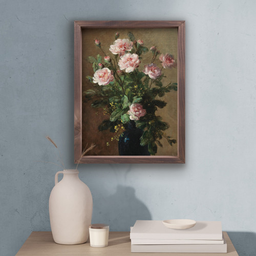 Framed Art - Pink Flowers