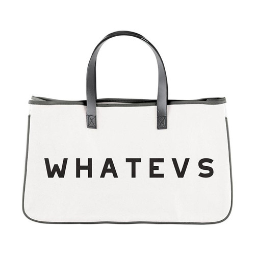 Face to Face Canvas Tote - Whatevs