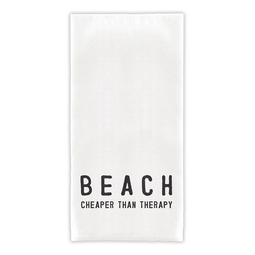 Face to Face Thirsty Boy Towel - Beach is Cheaper Than Therapy