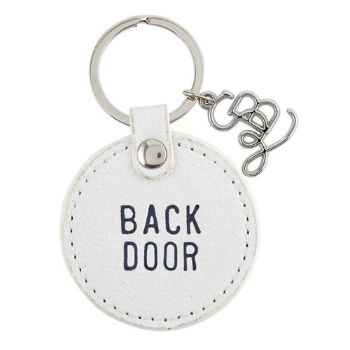 Face to Face Leather Key Tag - Back Door Face to Face Leather Key Tag - Back Door