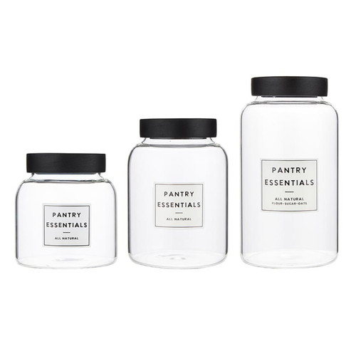 Pantry Essentials Canister Set - 3pcs Pantry Essentials Canister Set - 3pcs