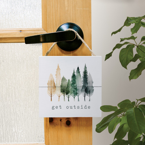 Hanging Sign - Get Outside