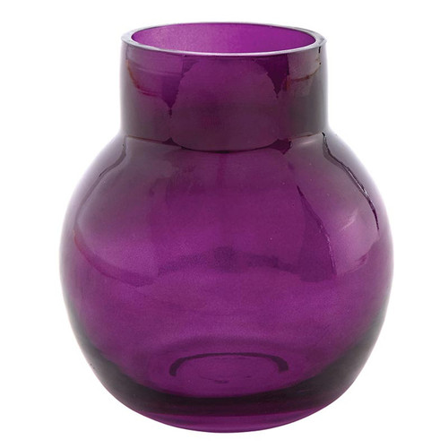 Violet Glass Bud Vase Violet Glass Bud Vase