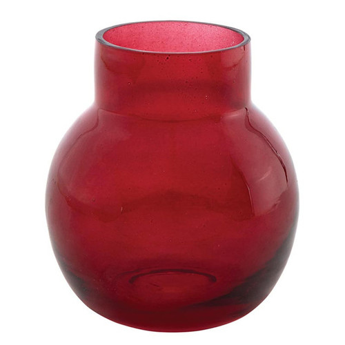Ruby Glass Bud Vase Ruby Glass Bud Vase