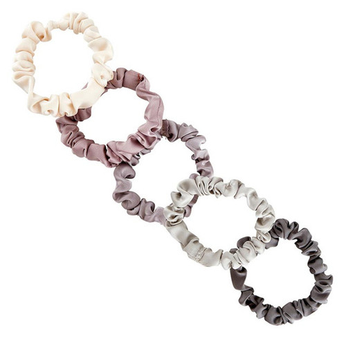 Satin Scrunchies Jar - Lilac Ash Ombre Satin Scrunchies Jar - Lilac Ash Ombre