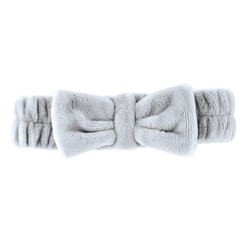 Plush Bow Headband - Coastal Plush Bow Headband - Coastal