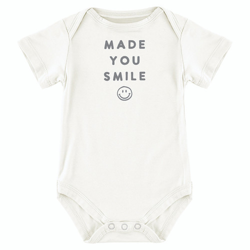 Short Sleeve Snapshirt - Smile Short Sleeve Snapshirt - Smile