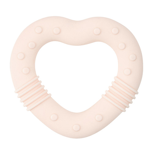 Teether - Light Pink Heart Teether - Light Pink Heart