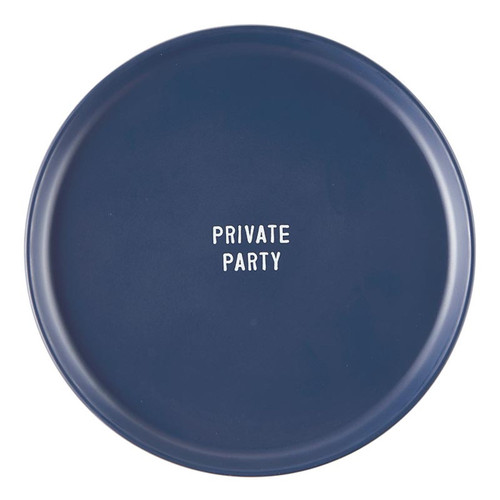 Face to Face Melamine Plates - Private Party - Set of 4