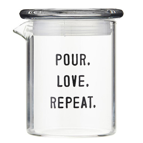 Glass Dispenser - Pour. Love. Repeat. Glass Dispenser - Pour. Love. Repeat.
