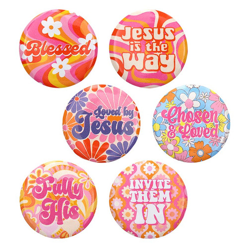 Filled Display - Faith Pins - 24/pk