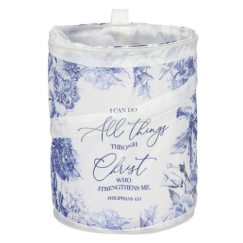 Pop Up Trash Can - Phillipians 4:13
