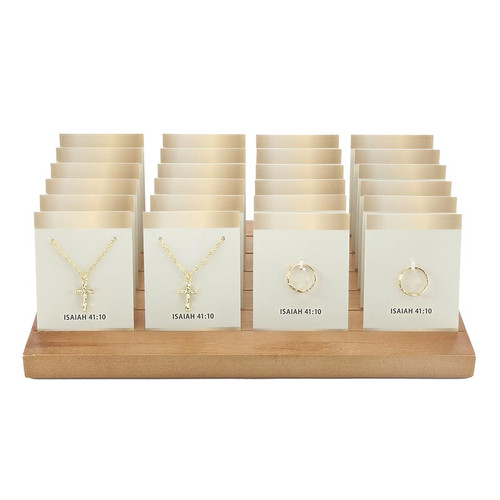 Necklace and Ring Display - Isaiah 41:10