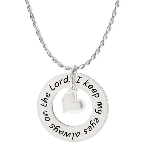 Isaiah 41:10 Circle Necklace - Divine Protection