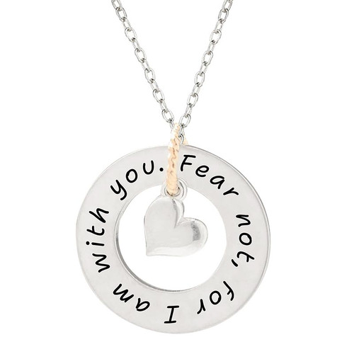 Psalm 16:8 Circle Necklace - Divine Protection