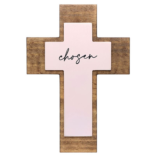 Chosen Pop Out Wall Cross - Cross of Love & Faith