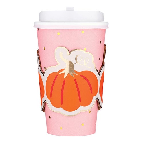 Paper To-Go Cups - Pumpkin - 8ct