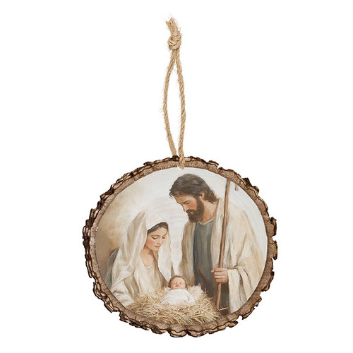 Holy Family Barky Ornament - Holy Family