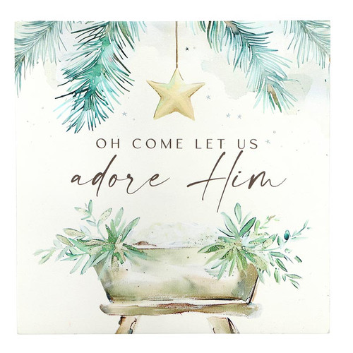 O Holy Night Word Block - Oh Come Let Us