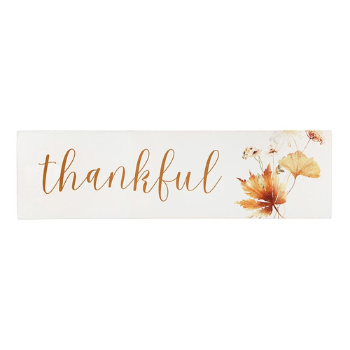 Harvest Stick Sign - Thankful