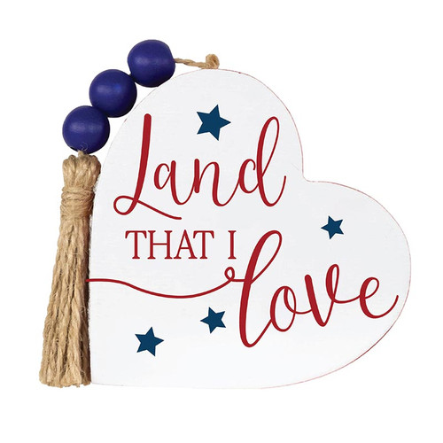 America The Beautiful Shape Sign