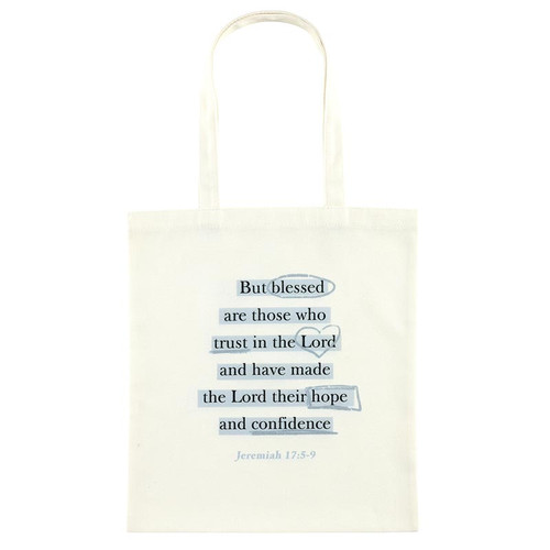 Notes Of Hope Canvas Tote - But Blessed Are Those Who