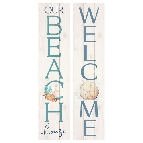 Yard Sign Reversable - Beach - Welcome