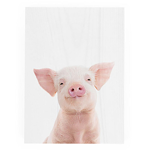 Featured Artist Decorative Block - Piglet