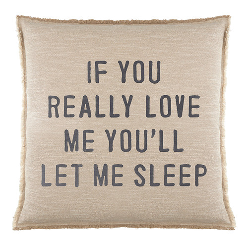 Face to Face Euro Pillow - Let Me Sleep