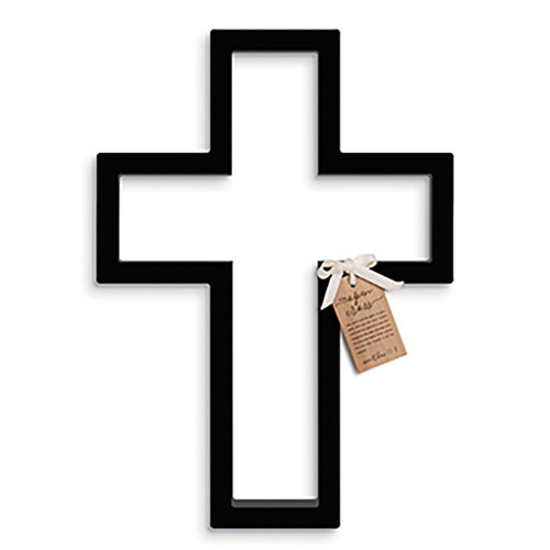 The Open Cross Collection 18" H Black Open Cross