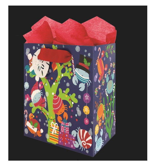 Gift Bag - Crabby For Christmas Small Truffle