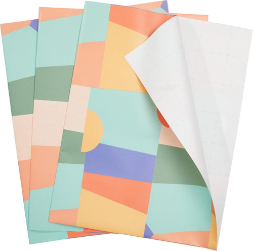 Wrapping Paper Sheet - Modern Multicolor 3pk