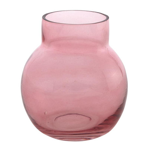 Light Rose Glass Bud Vase