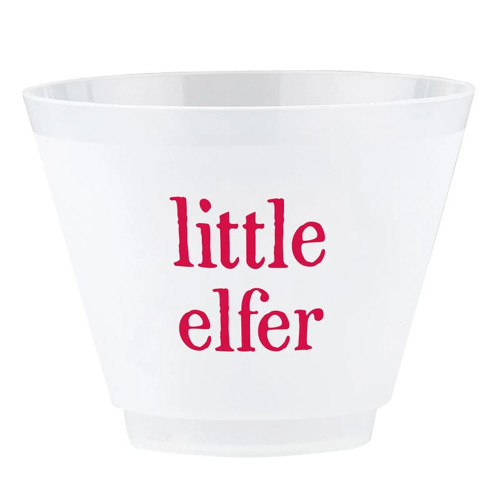 Face to Face Wine Frost Cups - Little Elfer - Set of 8