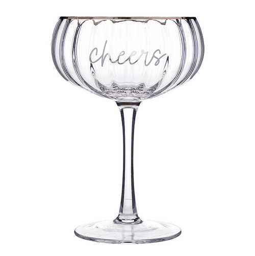 Face to Face Champagne Coupe - Cheers