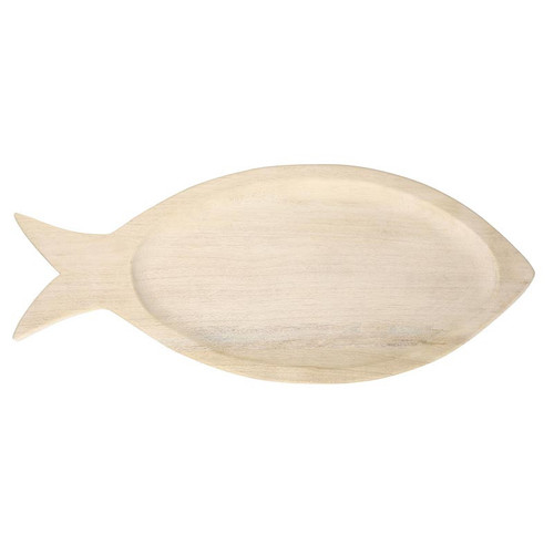 Paulownia Wood Fish Tray - Large