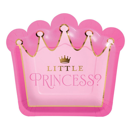 Little Prince or Little Princess Gender Reveal Lunch Plate