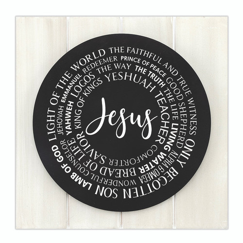 Jesus Circle Plaque 