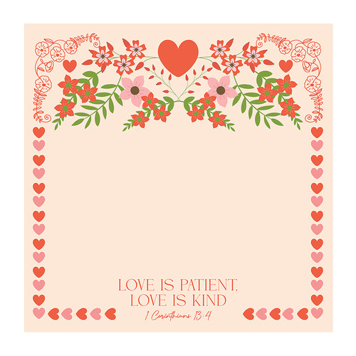 Sticky Note Pad - Love Is Patient