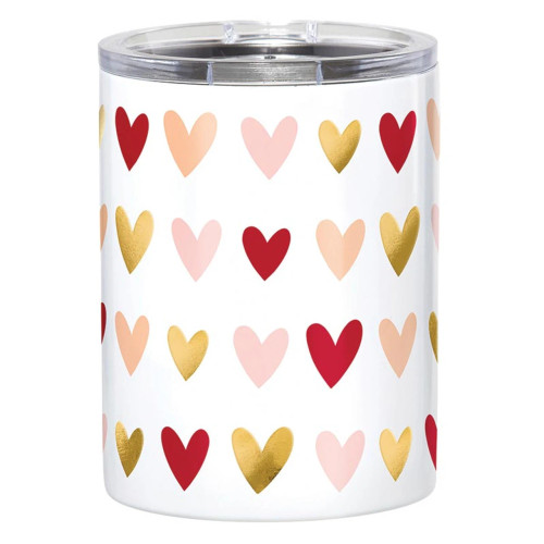 Stainless Steel Tumbler - Hearts