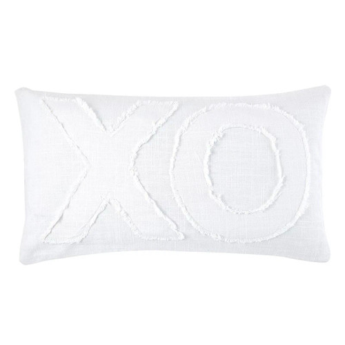 Lumbar Pillowcase - XO White
