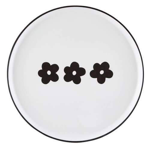 Medium Melamine Plate - Flower