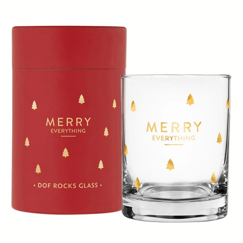 DOF Rocks Glass - Merry Everything