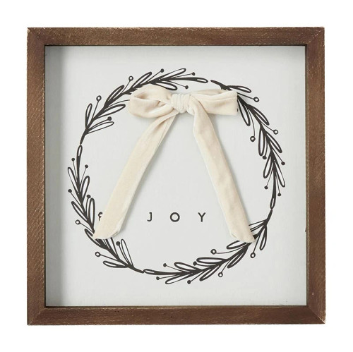 Wreath Wall Sign - Joy Wreath