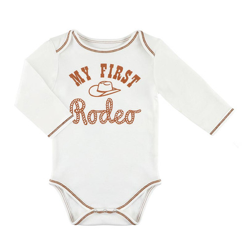 Long Sleeve Snapshirt - My First Rodeo