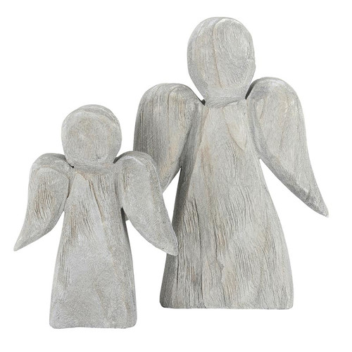 Wood Angel - Grey - Medium