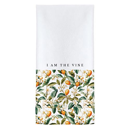 I Am The Vine Tea Towel