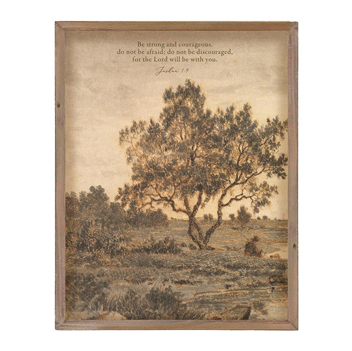 In Every Season Framed Art - Be Strong