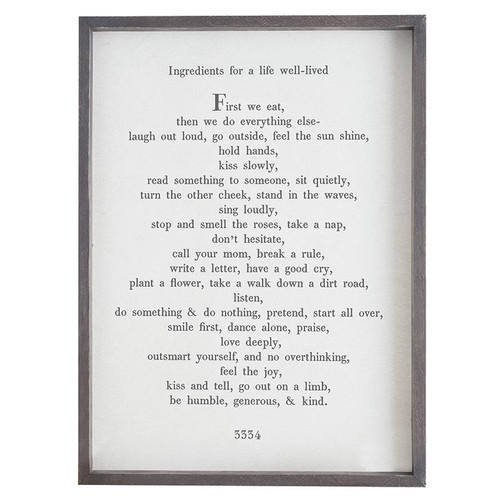 Face to Face Cadet Word Board - First We Eat