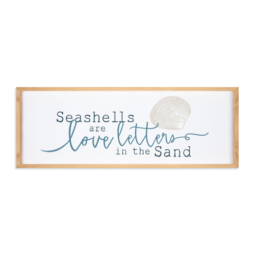 Framed Art - Seashells Love Letters